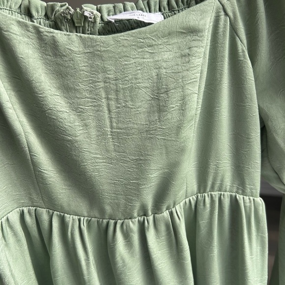 Anthropologie Sage the Label Dolce Vita Long Sleeves Mini Dress Sage Size S - Picture 13 of 17